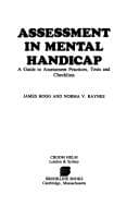 Tapa de Assessment in mental handicap
