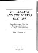 Tapa de The believer and the powers that are