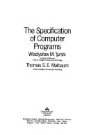 Tapa de The specification of computer programs