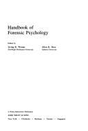 Tapa de Handbook of forensic psychology