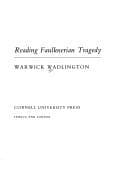 Tapa de Reading Faulknerian tragedy