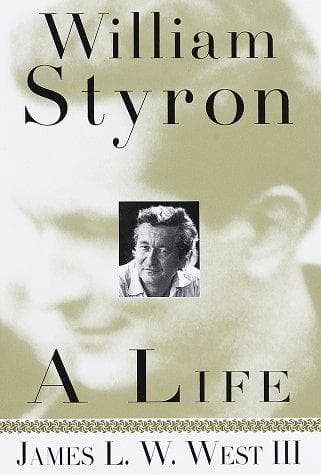 Tapa de William Styron, a life
