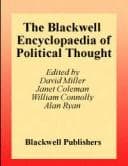 Tapa de The Blackwell encyclopaedia of political thought