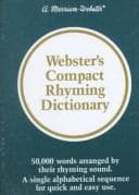 Tapa de Webster's compact rhyming dictionary.