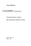Tapa de Soledades / Galerías / Otros poemas