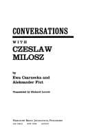 Tapa de Conversations with Czeslaw Milosz