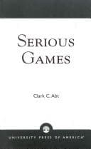 Tapa de Serious games