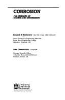 Tapa de Corrosion for students of science and engineering