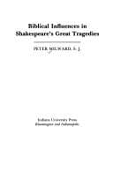 Tapa de Biblical influences in Shakespeare's great tragedies