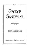 Tapa de George Santayana