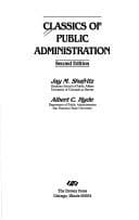 Tapa de Classics of public administration