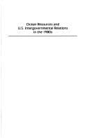 Tapa de Ocean resources and U.S. intergovernmental relations in the 1980's