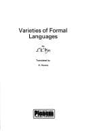 Tapa de Variétés de langages formels