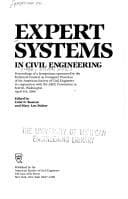 Tapa de Expert systems in civil engineering