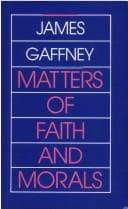 Tapa de Matters of faith and morals