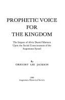 Tapa de Prophetic voice for the kingdom