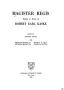 Tapa de Magister regis