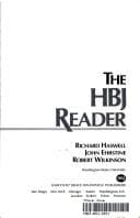 Tapa de The HBJ reader