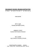 Tapa de Secondary school reading instruction