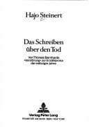 Tapa de Das Schreiben über den Tod