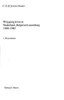 Tapa de Wijsgerig leven in Nederland, België en Luxemburg, 1880-1980
