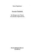 Tapa de Formale Dialektik