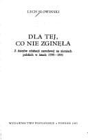Tapa de Dla tej, co nie zginęła