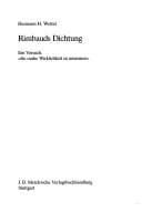 Tapa de Rimbauds Dichtung