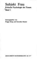 Tapa de Kritische Psychologie der Frauen