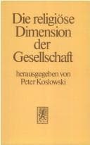 Tapa de Die Religiöse Dimension der Gesellschaft