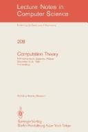 Tapa de Computation theory