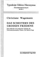 Tapa de Das Scheitern des grossen Friedens