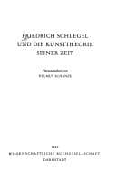 Tapa de Friedrich Schlegel und die Kunsttheorie seiner Zeit