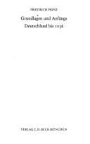 Tapa de Grundlagen und Anfänge, Deutschland bis 1056
