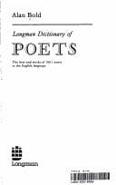 Tapa de Longman dictionary of poets