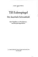 Tapa de Till Eulenspiegel, der dauerhafte Schwankheld