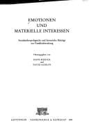 Tapa de Emotionen und materielle Interessen