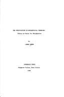 Tapa de The verification of metaphysical theories