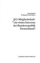 Tapa de EG-Mitgliedschaft, ein vitales Interesse der Bundesrepublik Deutschland?