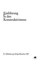 Tapa de Einführung in den Konstruktivismus / [die Autoren, Heinz von Foerster ... et al.].