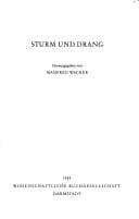 Tapa de Sturm und Drang