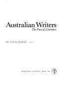 Tapa de Australian writers