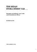 Tapa de Öde sedan stora döden var--