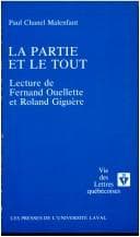 Tapa de La partie et le tout