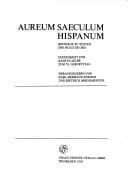 Tapa de Aureum saeculum Hispanum