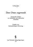 Tapa de Dem Osten zugewandt