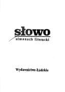 Tapa de Słowo--almanach literacki