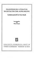 Tapa de Französische Literatur im Zeitalter der Aufklärung