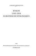 Tapa de Byron und der europäische Byronismus
