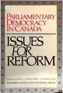 Tapa de Parliamentary democracy in Canada